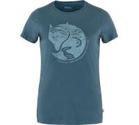 Fjällräven Women's Arctic Fox Print T-shirt Indigo Blue XL