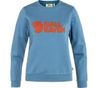 Fjällräven Women's Fjällräven Logo Sweater Dawn Blue/Terracotta Brown XL