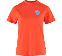 Fjällräven Women's Fox Boxy Logo Tee Flame Orange M