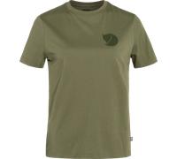 Fjällräven Women's Fox Boxy Logo Tee Green XS