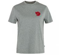 Fjällräven Damen T-Shirt Fox Boxy Logo Tee – Grau/Melange Größe S
