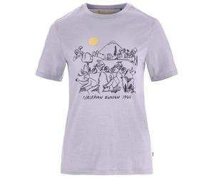Fjällräven - Women's Hoja Lugnt Wool T-Shirt - Merinoshirt, Gr. S, lavender mist (LavenderMist)
