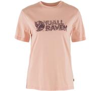 Fjällräven Women's Lush Logo T-Shirt Chalk Rose XS