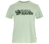 Fjällräven Damen Lush Logo T-Shirt – Soft Jade (Grün) – Größe S
