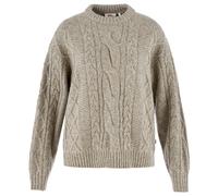 Fjällräven - Women's Övik Cable Knit - Wollpullover, Gr. XS, grau/beige (Fog)
