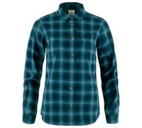 Fjällräven - Women's Övik Flannel Shirt - Hemd, Gr. L, blau (DarkNavy/IndigoBlue)