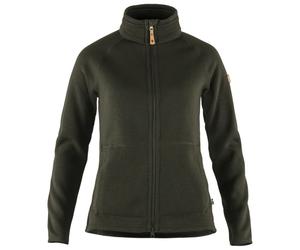 Fjällräven - Women's Övik Fleece Zip Sweater - Fleecejacke, Gr. S, oliv (DeepForest)