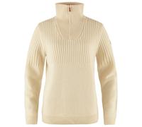 Fjällräven Övik Half Zip Knit W Damen Wollpullover weiß XS