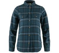 Fjällräven Women's Övik Heavy Flannel Shirt Indigo Blue-Dark Navy XS