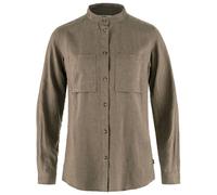 Fjällräven Bluse Övik Hemp Damen Langarm Braun Größe M
