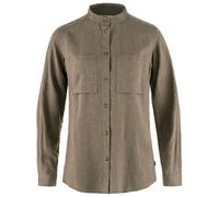 Fjällräven Damen Övik Hemp Shirt LS W Shirts Long Sleeve, Suede Brown, XS