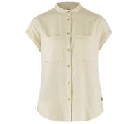 Fjällräven Damenbluse Övik Hemp Kurzarm Chalk White Größe L