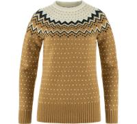 Fjällräven Women's Övik Knit Sweater Buckwheat Brown-Chalk White XS