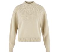 Fjällräven - Women's Övik Solid Jacquard Knit - Wollpullover, Gr. XS, beige (LightBeige)