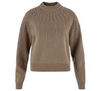 Fjällräven - Women's Övik Solid Jacquard Knit - Wollpullover, Gr. XS, braun (SuedeBrown)