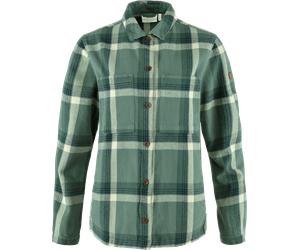Fjällräven Women's Singi Flannel Overshirt Patina Green-Deep Patina L