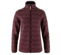 Fjällräven - Women's Snow Cardigan - Wolljacke, Gr. M, rot (Port)