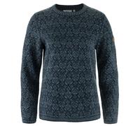 Fjällräven - Women's Snow Round Neck Sweater - Wollpullover, Gr. M, blau (DarkNavy)