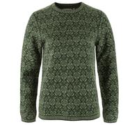 Fjällräven - Women's Snow Round Neck Sweater - Wollpullover, Gr. XS, oliv (DeepForest)