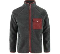 Fjall Raven - Bequemer warmer Fleecepullover - Vardag Pile Fleece M Dark Grey Maroon für Herren - Größe XL - Grau Grau XL