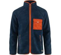 Fjällräven Men's Vardag Pile Fleece Navy-Autumn Leaf M