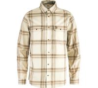 Fjall Raven - Chemise en coton biologique - Övik Lite Flannel Shirt M Chalk White Fossil für Herren aus Baumwolle - Größe M - Beige Beige M