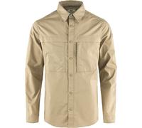 Fjall Raven - Chemise en G-1000® Air Stretch - Abisko Trail Shirt LS M Fossil für Herren aus Baumwolle - Größe M - Beige Beige M