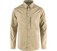 Fjall Raven - Chemise en G-1000® Air Stretch - Abisko Trail Shirt LS M Fossil für Herren aus Baumwolle - Größe XL - Beige Beige XL