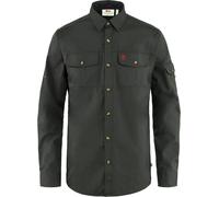 Fjall Raven - Chemise respirante et durable - Singi Trekking Shirt LS M Dark Grey für Herren aus Baumwolle - Größe S - Grau Grau S