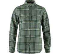 Fjall Raven - Dickes Baumwollhemd - Övik Heavy Flannel Shirt W Patina Green Deep Patina für Damen aus Baumwolle - Größe XS - Grün Grün XS