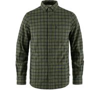 Fjall Raven - Dickes Hemd aus organischer Baumwolle - Övik Flannel Shirt M Laurel Green Indigo Blue für Herren aus Baumwolle - Größe L - Khaki Khaki L