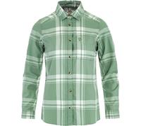 Fjall Raven - Hemd aus Bio-Baumwolle - Damen / Frau - Övik Lite Flannel Shirt W Misty Green Eggshell - Övik Lite Flannel Shirt W Grün M