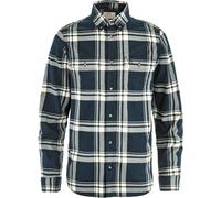 Fjall Raven - Hemd aus Bio-Baumwolle - Herren - Övik Lite Flannel Shirt M Dark Navy Chalk White - Övik Lite Flannel Shirt M Dark Navy Navy blau L