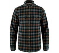 FJÄLLRÄVEN Herren Flanellhemd Skog dunkelblau | XL
