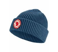 Fjällräven 1960 Lite Logo Hat Strickmütze indigo blue Farbgruppe blau blau Herren 55% Wolle, 45% Baumwolle | Enthält nichttextile Teile tierischen Ursprungs