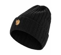 Fjall Raven - Mütze mit Revers - Byron Hat Black aus Wolle - schwarz schwarz one size