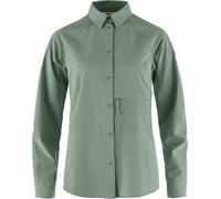 Fjall Raven - Stretch-Hemd - Damen / Frau - Abisko Trekking Shirt - Abisko Trekking Shirt W Patina Green für Damen - Größe XS - Grün Grün XS