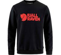 Fjall Raven - Sweatshirt aus Bio-Baumwolle - Fjällräven Logo Sweater M Black für Herren aus Baumwolle - Größe L - schwarz schwarz L