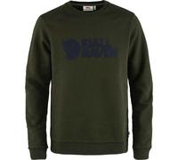 Fjällräven Logo Langarm-Sweater militärgrün/blau - S