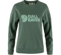 Fjall Raven - Sweatshirt aus organischer Baumwolle - Fjällräven Logo Sweater W Deep Patina Misty Green für Damen aus Baumwolle - Größe S - Grün Grün S