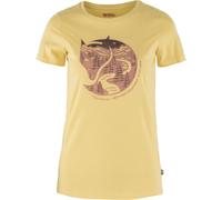 Fjall Raven - T-Shirt aus Bio-Baumwolle - Arctic Fox Print T-Shirt W Mais Yellow für Damen aus Baumwolle - Größe XS - Gelb Gelb XS