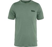 Fjällräven Herren Abisko Wool Logo T-Shirt (Größe L, gruen)