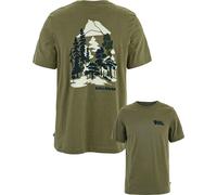 Fjall Raven - T-shirt en coton biologique - Swedish Forest Tee M Laurel Green für Herren aus Baumwolle - Größe L - Grün Grün L