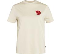 Fjällräven - Women's Fox Boxy Logo Tee - T-Shirt, Gr. S, beige (ChalkWhite)