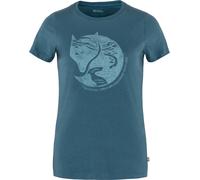Fjall Raven - Urbanes T-Shirt aus Bio-Baumwolle mit kurzen ärmeln - Damen - Arctic Fox Tee W Indigo Blue - Arctic Fox Tee W Indigo Blue Blau S