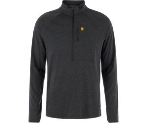 Fjall Raven - Warmer Fleecepullover mit halbem Reißverschluss - Bergtagen Midlayer Half Zip M Black für Herren aus Wolle - Größe M - schwarz