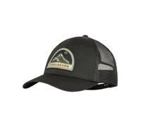 Fjall Raven - Widerstandsfähige Trucker-Kappe aus G-1000® Eco - Badge Långtradarkeps Black für Herren aus Baumwolle - Größe S/M - schwarz schwarz S/M