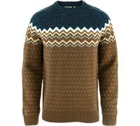 Fjall Raven - Wollpullover - Övik Knit Sweater M Dark Oak Navy für Herren aus Wolle - Größe L - Braun Braun L