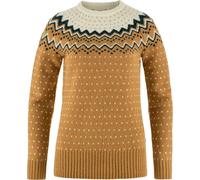 Fjällräven Damen Pullover Övik Knit Sweater W buckwheat brown-chalk white, Gr. S