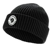 Fjällräven 1960 Lite Logo Hat Strickmütze black Farbgruppe schwarz schwarz Herren 55% Wolle, 45% Baumwolle | Enthält nichttextile Teile tierischen Ursprungs
